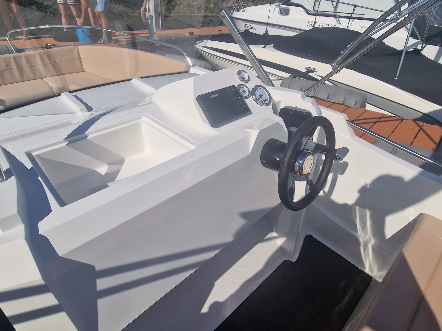 Remus 525 auf dem Wasser